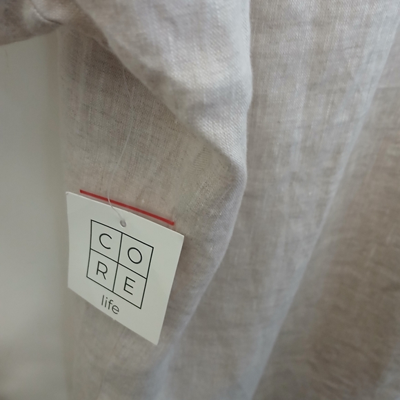 Linen button front blouse BNWT - Picture 4 of 4